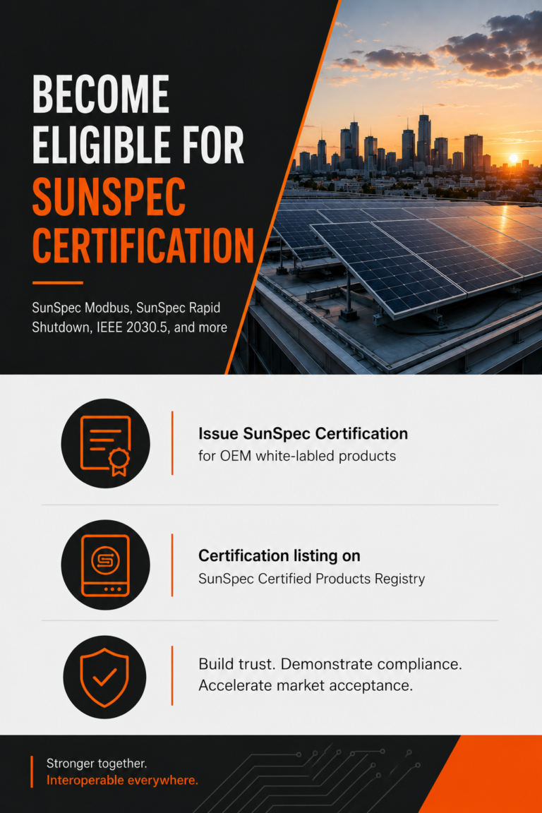 Member Benefits - SunSpec Alliance